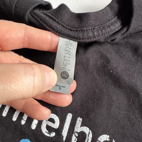 Next Level Apparel Black Funnel Hacked Logo T-Shirt - Picture 3 of 3